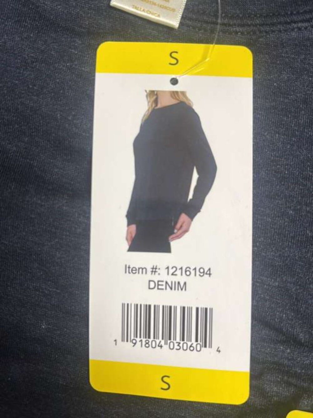 Matty M Women's Long Sleeve Tee with Side Zippers - Picture 5 of 5